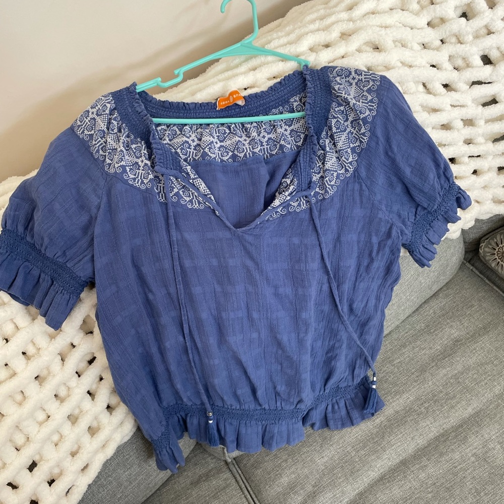 Tory Burch peasant top